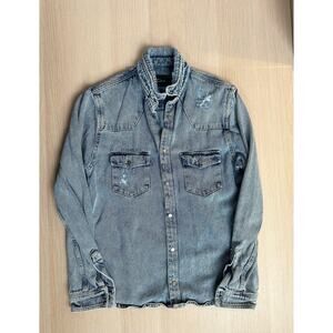 Vintage Zara Denim Button Down Shirt - Size S